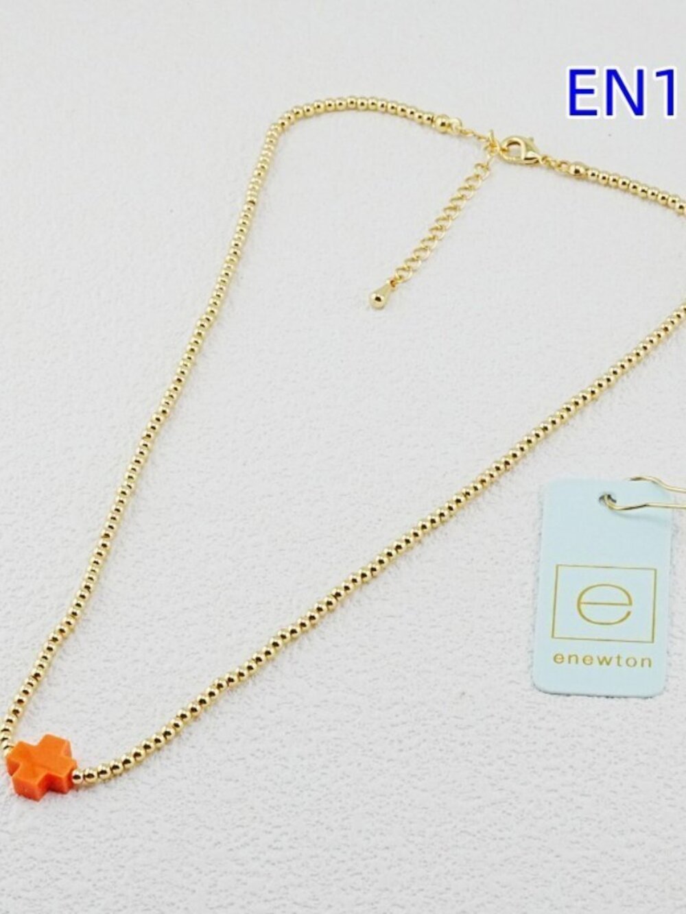 Enewton Cross Beaded Necklace